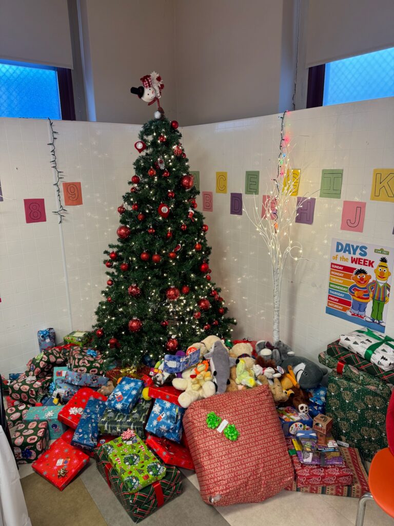 The SAGE Center was filled with holiday cheer as families came together to celebrate the season with laughter, games, and delicious food. The event created a joyful and welcoming space for connection, reflection, and shared celebration. We extend our heartfelt thanks to Tijuana Jones, Housing Case Manager, for generously providing food for all to enjoy, and to Dr. Gainers and her Delta Sorority sisters for their extraordinary generosity. From thoughtful gifts to luxury items, including designer coats and jewelry, their contributions helped make this holiday season truly memorable for the families we serve. Thank you to everyone who played a role in making this celebration so special. Your kindness and support continue to strengthen our community and bring joy to our families.